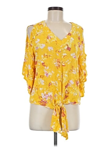 Democracy 3/4 Sleeve Blouse (view 1)