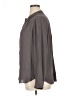 Ann Taylor 100% Polyester Gray Long Sleeve Blouse Size XL - photo 5