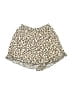 Zara Animal Print Gold Shorts Size 10 - photo 1