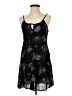 Mudd 100% Rayon Floral Black Casual Dress Size XS - photo 1
