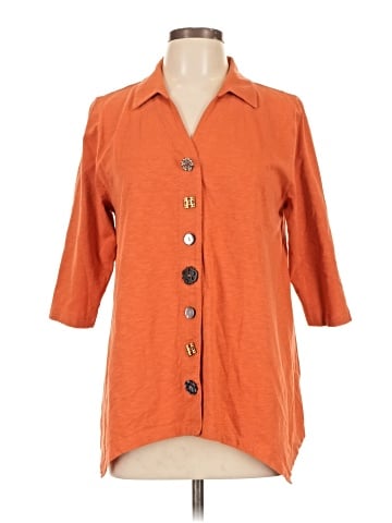 Soft Surroundings 3/4 Sleeve T-Shirt (view 1)