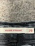 Levi's Chevron-herringbone Gray Jeggings Size 29 waist - photo 7