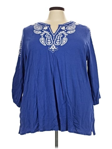 J.Jill 3/4 Sleeve Blouse (view 1)