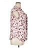 Elle 100% Polyester Pink Short Sleeve Blouse Size XL - photo 4