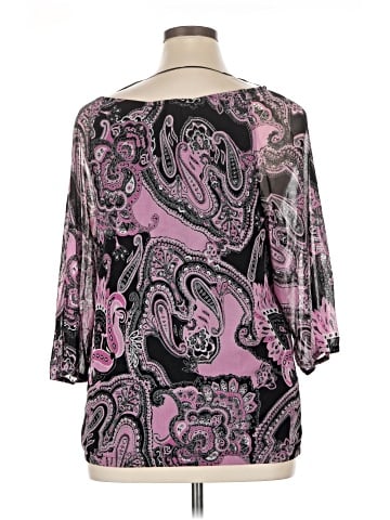 INC International Concepts 3/4 Sleeve Blouse (view 2)