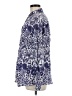 J. McLaughlin Paisley Blue Long Sleeve Blouse Size M - photo 5