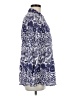 J. McLaughlin Paisley Blue Long Sleeve Blouse Size M - photo 4