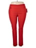 Peck & Peck Red Active Pants Size 18 - photo 1