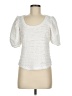 Anthropologie White Short Sleeve Top Size M - photo 1