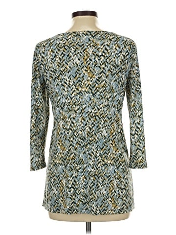 Liz & Co. 3/4 Sleeve Blouse (view 2)
