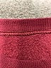 Unbranded Burgundy Sweatshirt Size M (estimated) - photo 7