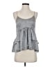 Theory 100% Polyester Gray Sleeveless Blouse Size S - photo 1
