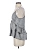 Theory 100% Polyester Gray Sleeveless Blouse Size S - photo 5