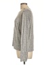 J.Crew Factory Store Metallic Gray Pullover Sweater Size L - photo 5