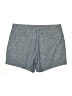 Lands' End 100% Baumwolle Chevron-herringbone Blue Shorts Size 4 - photo 2