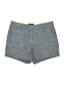Lands' End 100% Baumwolle Chevron-herringbone Blue Shorts Size 4 - photo 1