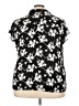 Calvin Klein 100% Polyester Floral Black Sleeveless Blouse Size 2X - photo 2