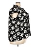 Calvin Klein 100% Polyester Floral Black Sleeveless Blouse Size 2X - photo 4