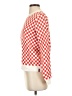 Kule Checkered-gingham Red Pullover Sweater Size XS - photo 5