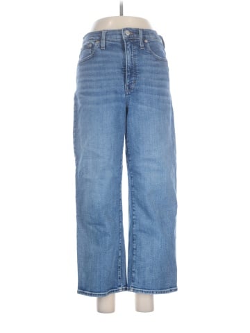Madewell Slim Wide-Leg Crop Jeans in Reggie Wash (view 1)