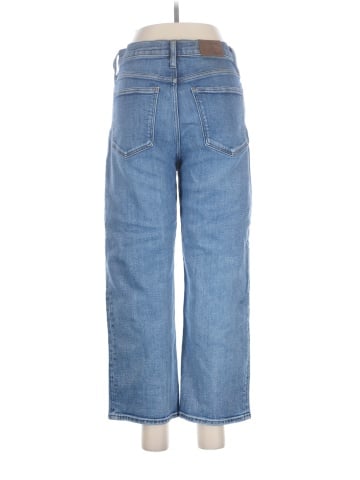 Madewell Slim Wide-Leg Crop Jeans in Reggie Wash (view 2)