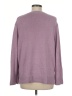 Ella Moss Solid Purple Pullover Sweater Size M - photo 2