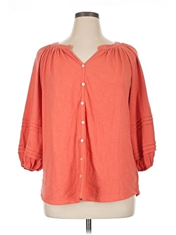 Cj Banks 3/4 Sleeve Blouse (view 1)