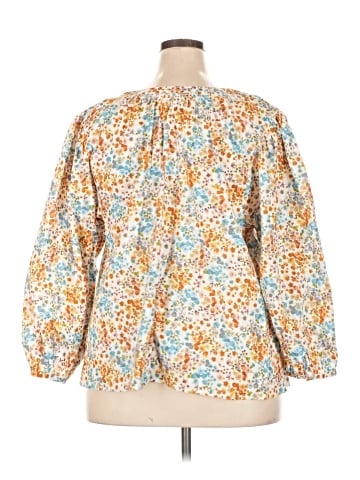 a.n.a. A New Approach 3/4 Sleeve Blouse (view 2)