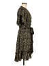 Max Studio Paisley Black Casual Dress Size M - photo 4