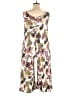 Attitudes by Renee Graphic White Jumpsuit Size L - photo 2
