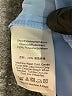 DKNY 100% Polyester Blue 3/4 Sleeve Blouse Size M - photo 8