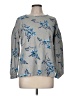 Liz Claiborne Floral Gray Pullover Sweater Size M - photo 1