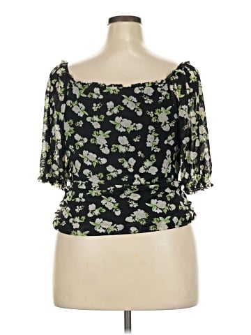 INC International Concepts 3/4 Sleeve Blouse (view 2)