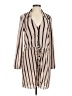 ASOS 100% Polyester Stripes Tan Casual Dress Size 6 - photo 1