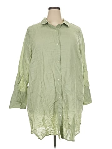 J.Crew 3/4 Sleeve Button-Down Shirt (view 1)