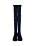 Stuart Weitzman 100% Leather Solid Blue Boots Size 7 1/2 - photo 2