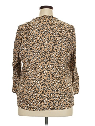 Kim Rogers 3/4 Sleeve Button-Down Shirt (view 2)