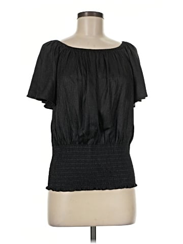 MICHAEL Michael Kors Short Sleeve Blouse (view 1)