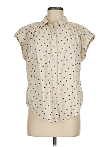 Cato Sleeveless Button-Down Shirt (view 1)