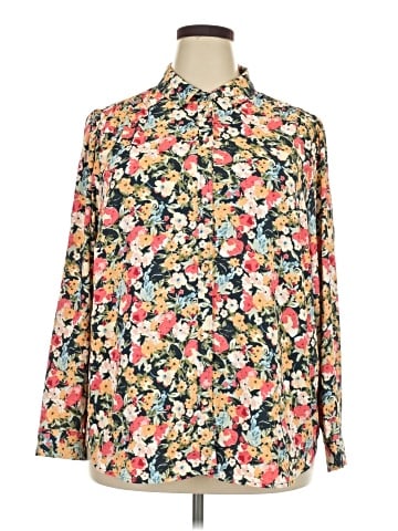 LC Lauren Conrad Long Sleeve Blouse (view 1)
