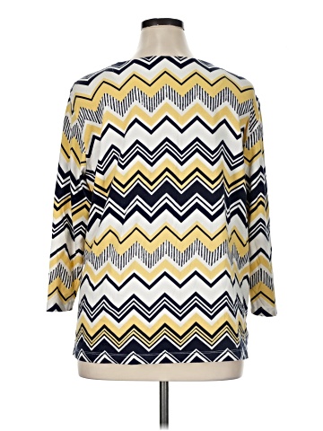 Alfred Dunner 3/4 Sleeve T-Shirt (view 2)