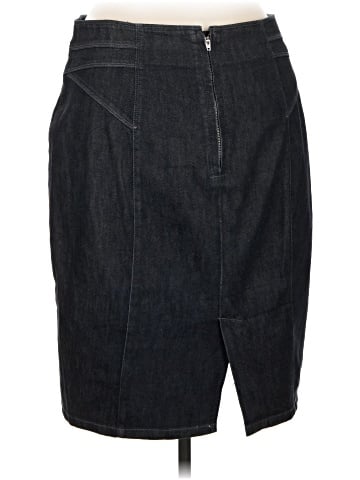 Ann Taylor Factory Denim Skirt (view 2)