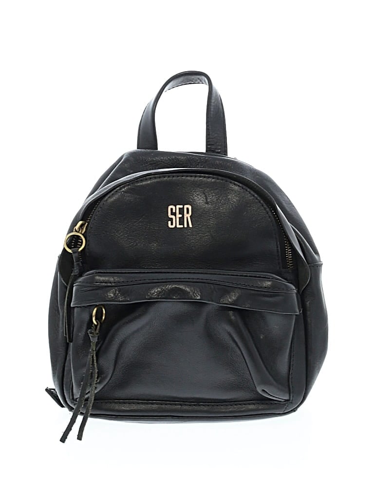 Pre-owned Assorted Brands Backpack In Black