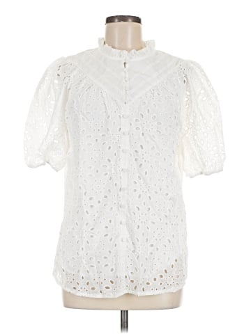 Pretty Garden Short Sleeve Blouse (view 1)