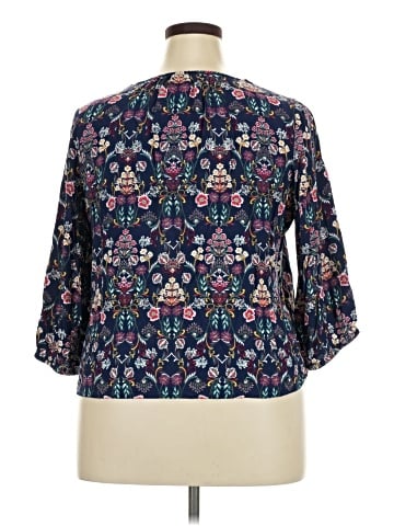 St. John's Bay 3/4 Sleeve Blouse (view 2)