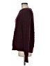 Ann Taylor Chevron-herringbone Burgundy Pullover Sweater Size M - photo 5