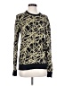 INC International Concepts Print Gold Pullover Sweater Size S - photo 1