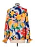 Assorted Brands Print Yellow Long Sleeve Blouse Size L - photo 2