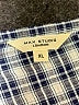 Max Studio Checkered-gingham Blue Casual Dress Size XL - photo 7