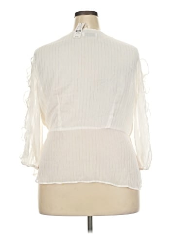 New York & Company 3/4 Sleeve Blouse (view 2)